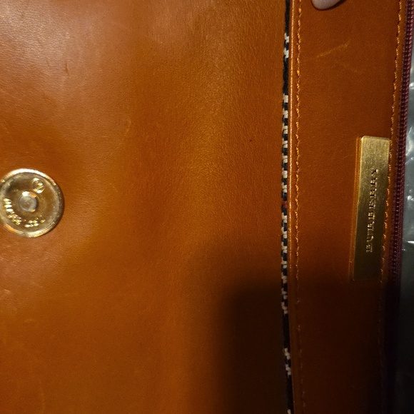 Burberry Brown and Cream Plaid Small Satchel - Picture 6 of 11